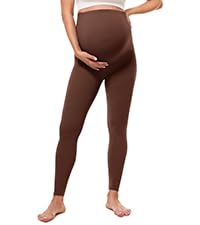 Maternity Workout Leggings (Coffee)