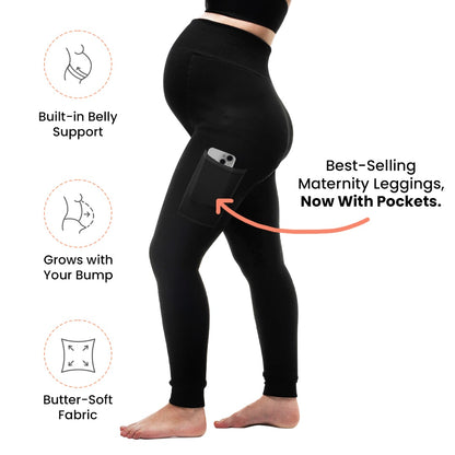 Pocketed Maternity Leggings