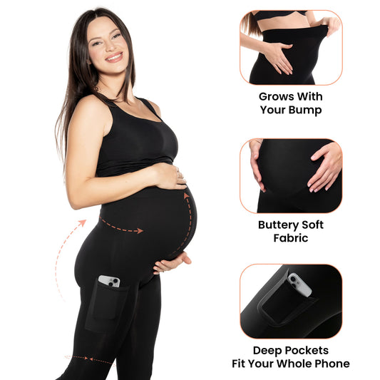 Pocketed Maternity Leggings