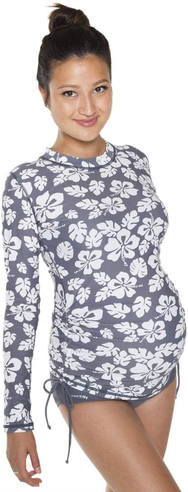 Long Sleeve Maternity Rash Guard