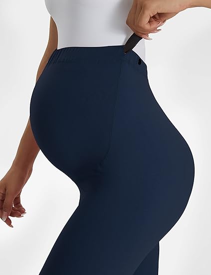 Maternity Workout Leggings (Navy Blue)