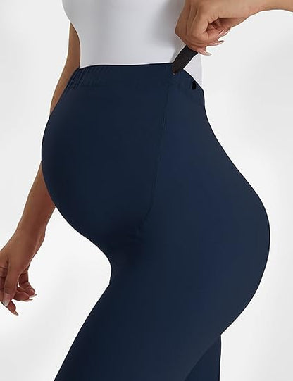 Maternity Workout Leggings (Navy Blue)