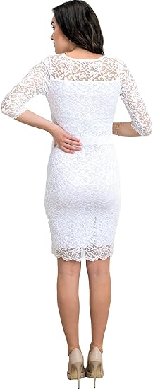 Maternity Floral Lace Dress