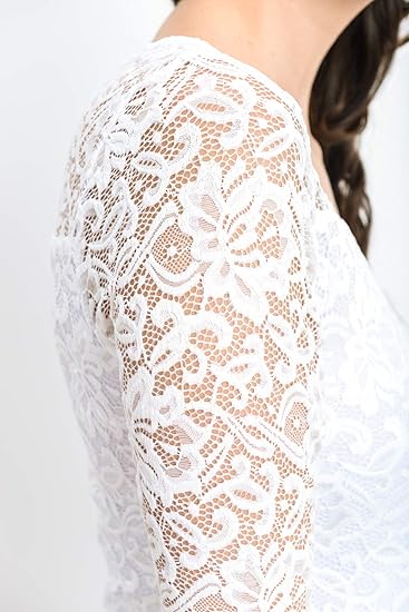 Maternity Floral Lace Dress