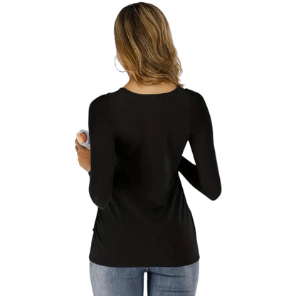Mom Long Sleeve Kangaroo T-Shirt