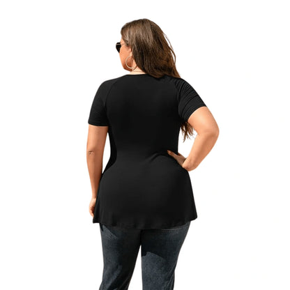 Plus Size V-Neck T-Shirt