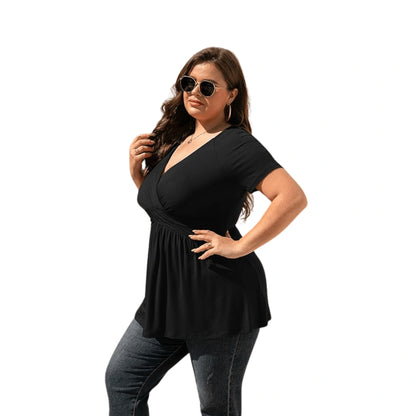 Plus Size V-Neck T-Shirt