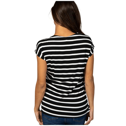 Maternity Striped Nursing Top