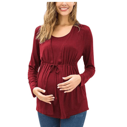 Women’s Nursing Top Double Layer