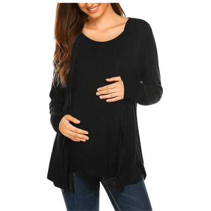 Women’s Nursing Top Double Layer