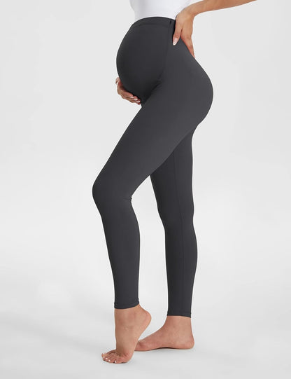 Maternity Workout Leggings (Dark Grey)