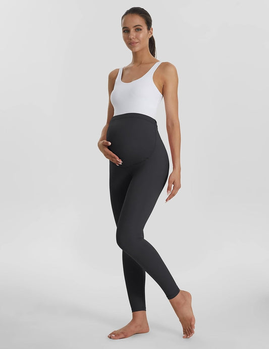 Maternity Workout Leggings (Dark Grey)